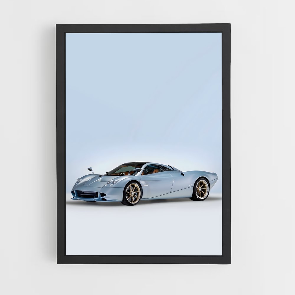 Poster Huayra en Lumière – affiche Pagani (vue 2)